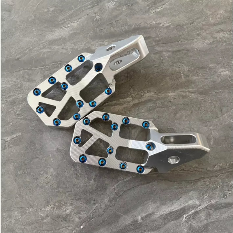 KYZ CNC Aluminum Foot Pegs Pedal Upgrade Parts Sur-Ron Light Bee X Talaria MX3 MX4 Segway X160 X260 Electric Dirt Bike off Road