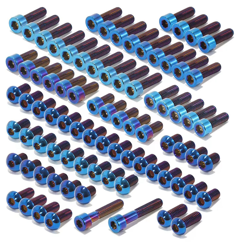 Titanium Full Screws Bolts Kit for Sur-Ron Light Bee X / Segway X160 X260 / 79Bike Falcon M TC4/GR5