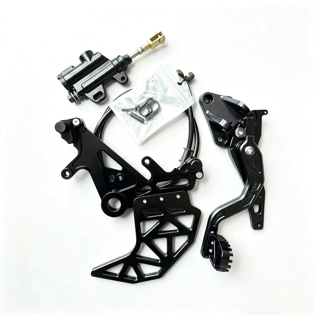 New Ultra Bee Aluminum Alloy Rear Brake Assembly Bracket Disc Set for Light Bee E Ride 2.0 Motorcycles Pre-Bled