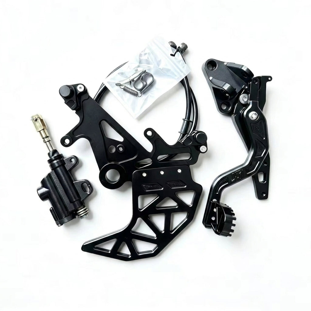 New Ultra Bee Aluminum Alloy Rear Brake Assembly Bracket Disc Set for Light Bee E Ride 2.0 Motorcycles Pre-Bled