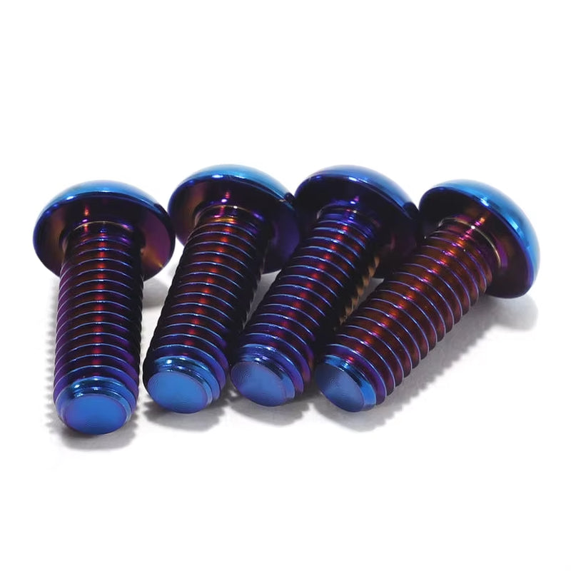 Yozma In10 Hexagon Socket, Button Head Hexagon Titanium Alloy Motorcycle Accessory Bolts, 11 Parts, 43Pcs-Customizable Colors
