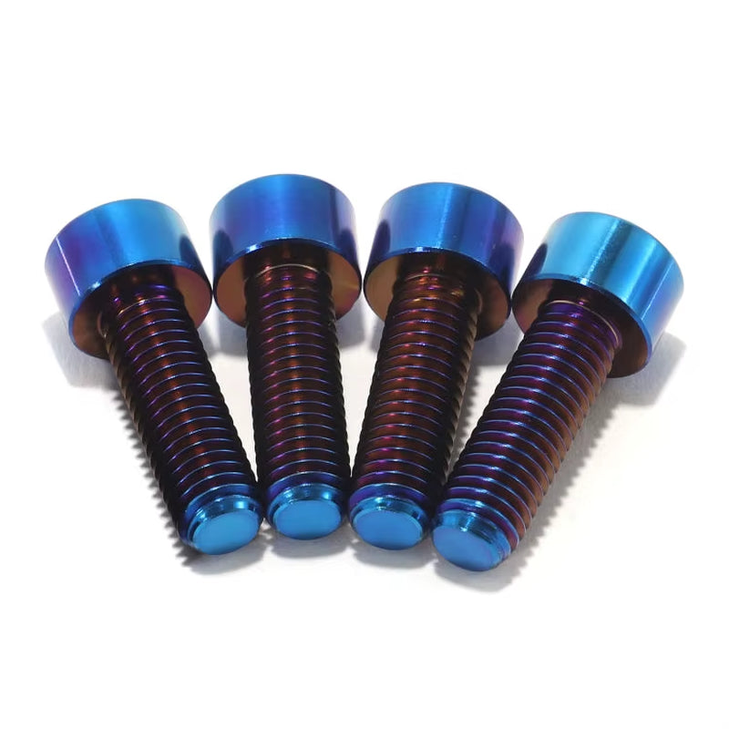 Yozma In10 Hexagon Socket, Button Head Hexagon Titanium Alloy Motorcycle Accessory Bolts, 11 Parts, 43Pcs-Customizable Colors