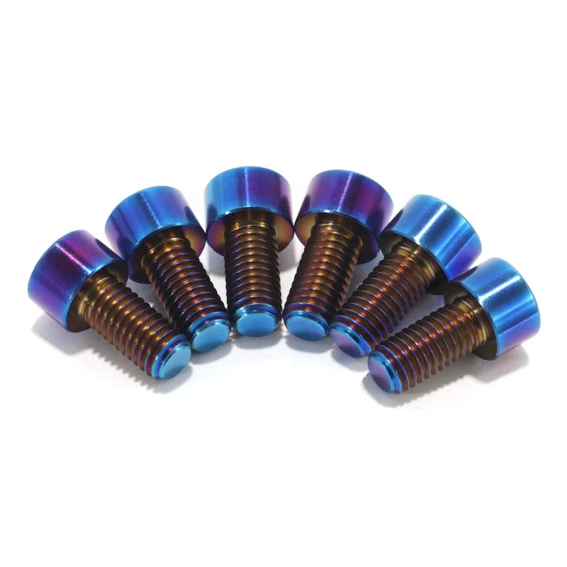 Yozma In10 Hexagon Socket, Button Head Hexagon Titanium Alloy Motorcycle Accessory Bolts, 11 Parts, 43Pcs-Customizable Colors